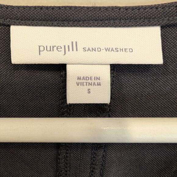 J. Jill PureJill Dress Slate SandWashed Blue Grey Lagenlook Coastal - Size S - Picture 4 of 5